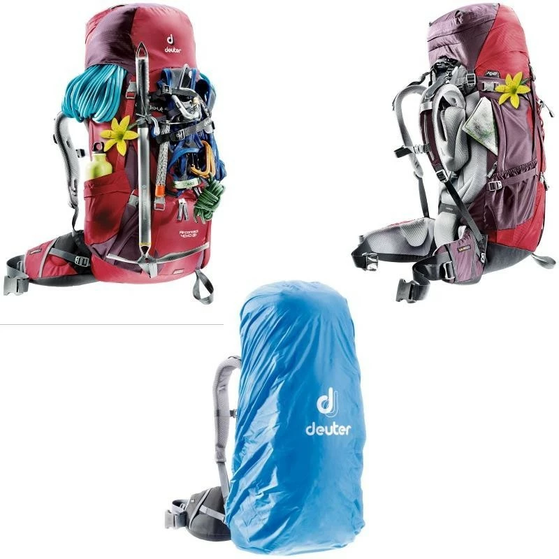 Sac à Dos Deuter Aircontact 60+10 SL Aubergine Cranberry – Image 3