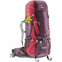 Sac à Dos Deuter Aircontact 60+10 SL Aubergine Cranberry