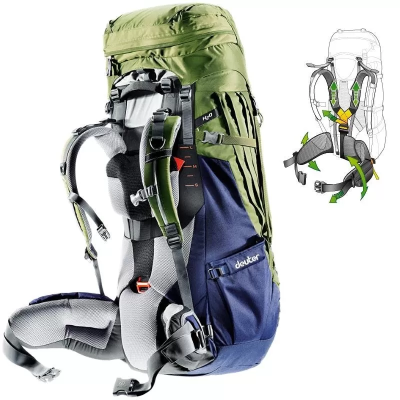 Sac à Dos Deuter Aircontact Pro 70+15 Midnight Navy – Image 3