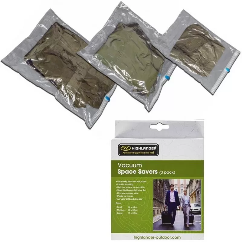 Sac étanche Sac De Compression Highlander Vacuum Space Savers